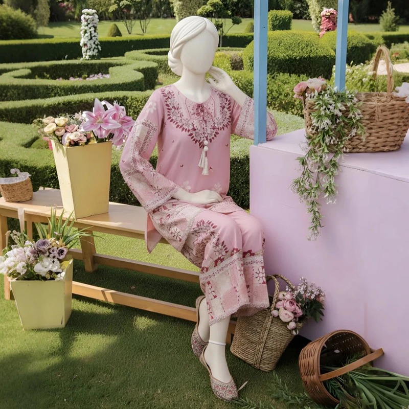 Afza - Floral Printed Suit Set