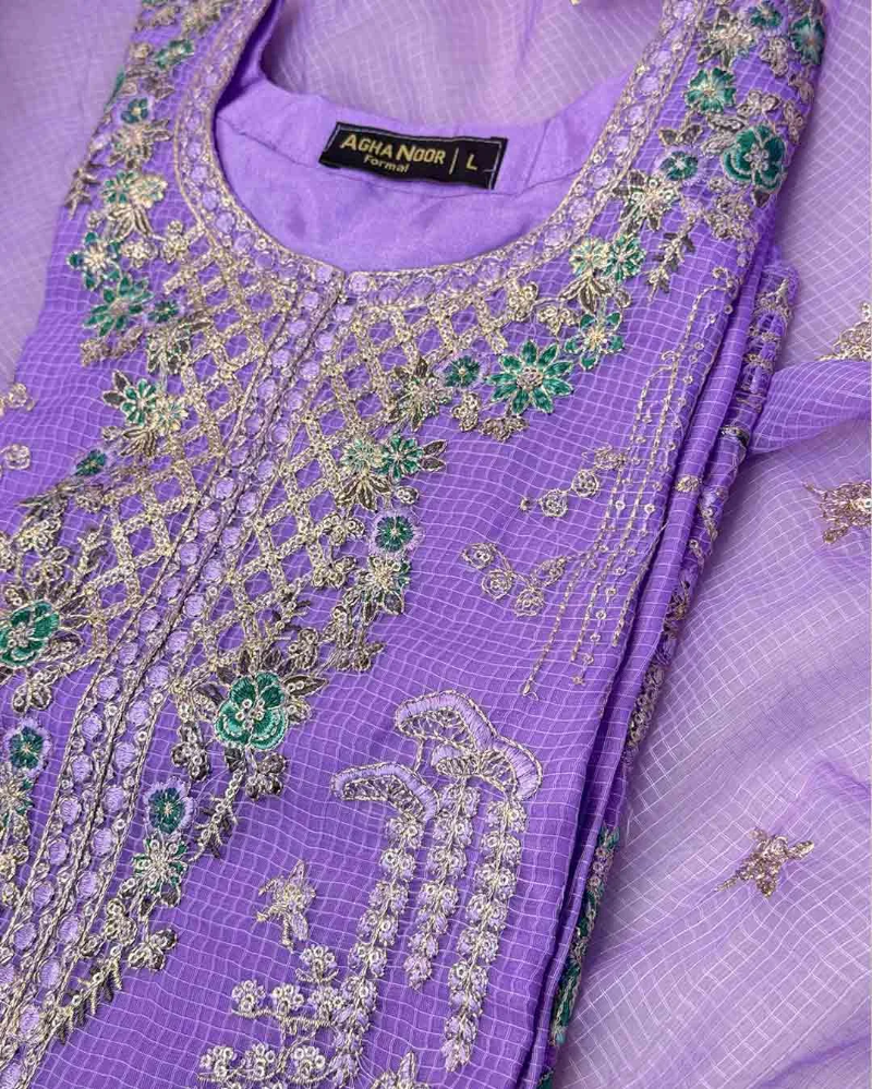 Velora - Sequin Embroidered Suit Set