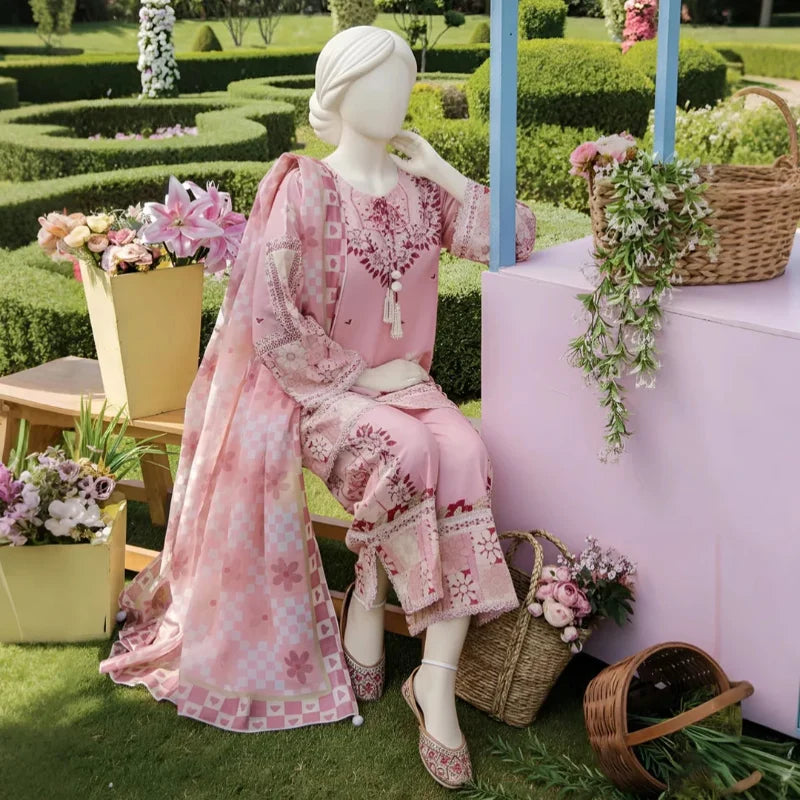 Afza - Floral Printed Suit Set