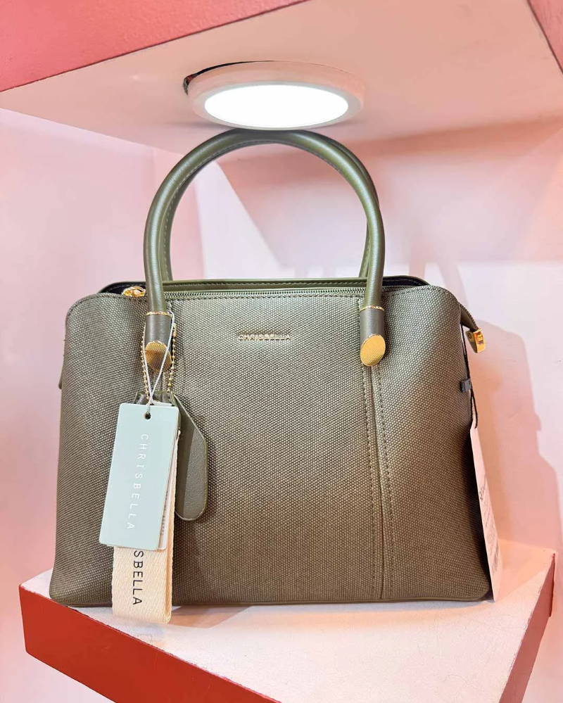 PU Leather Black Olive Chrisbella Bag