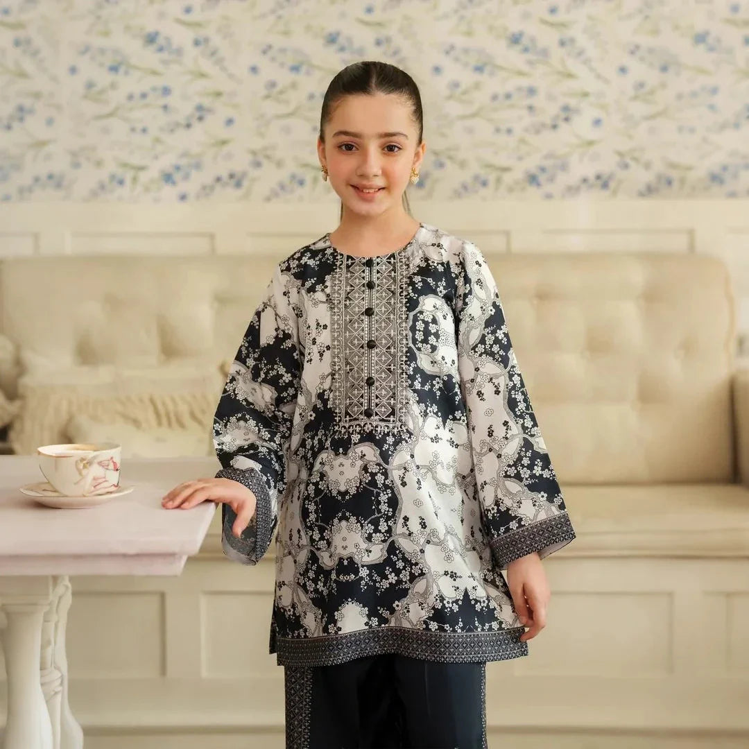 Kiara-Floral Print-2 Piece Kids Set