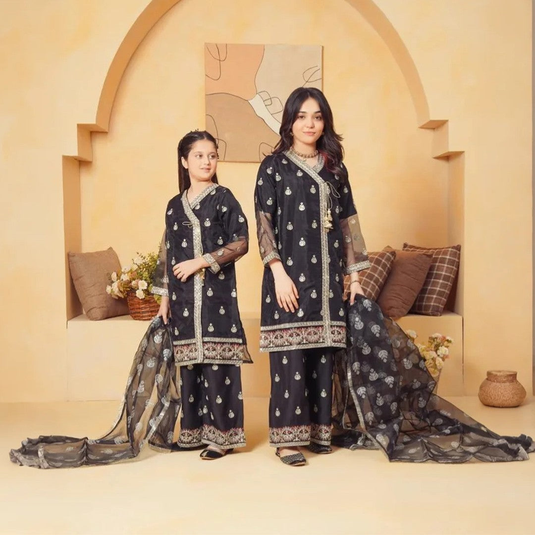 Afreen - Embroidered Angrakha Suit