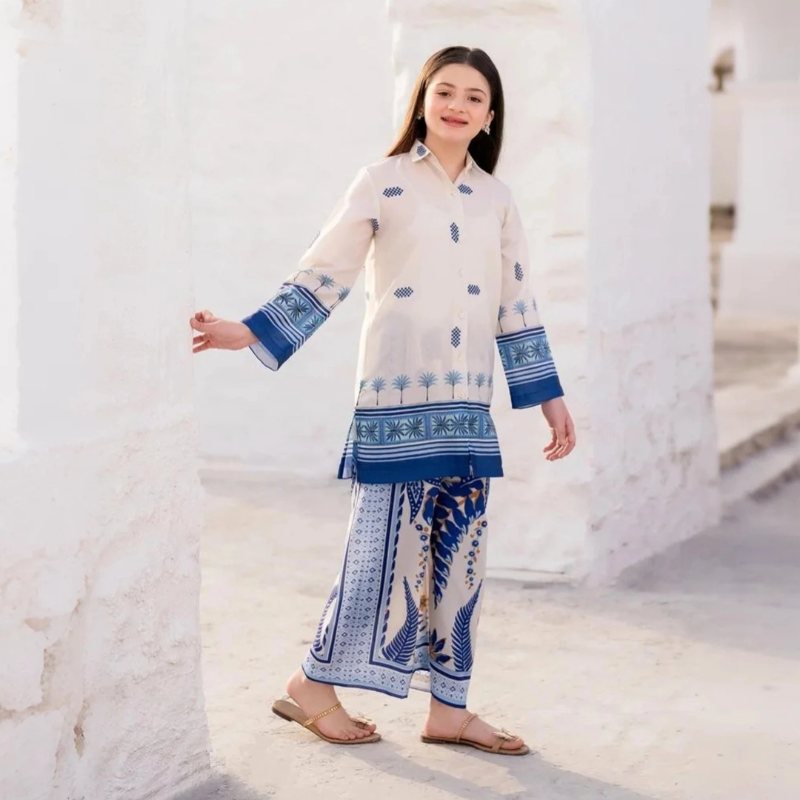 Leena - Floral Printed Kids Co-Ord Set