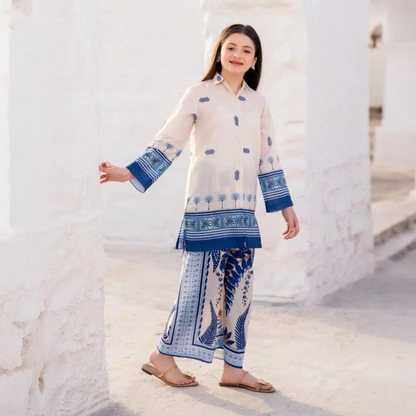 Leena - Floral Printed Kids Co-Ord Set