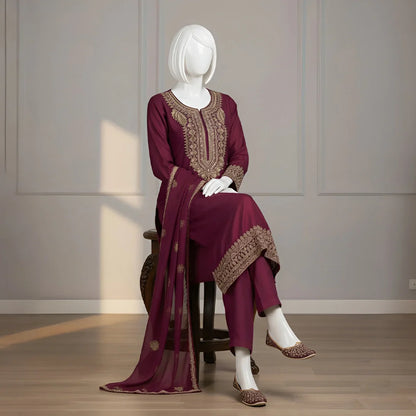 Meerab – Sequin Embroidered Suit Set