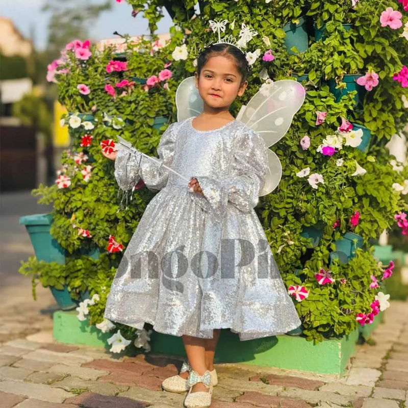 Magical Butterfly Fit &amp; Flare Dress for Kids