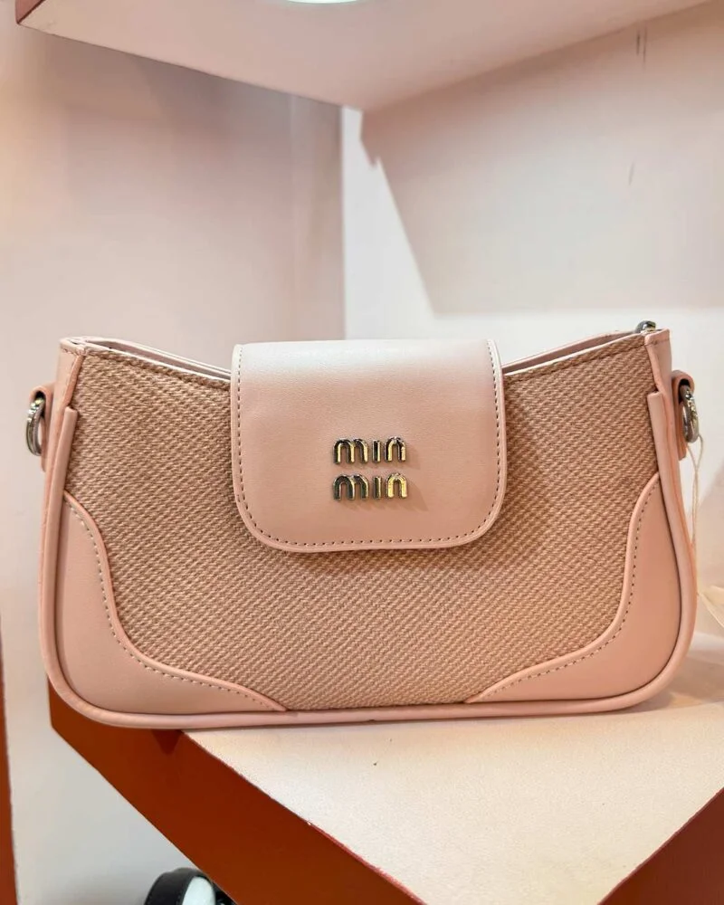 Women's Pink PU Leather Mini Handbag