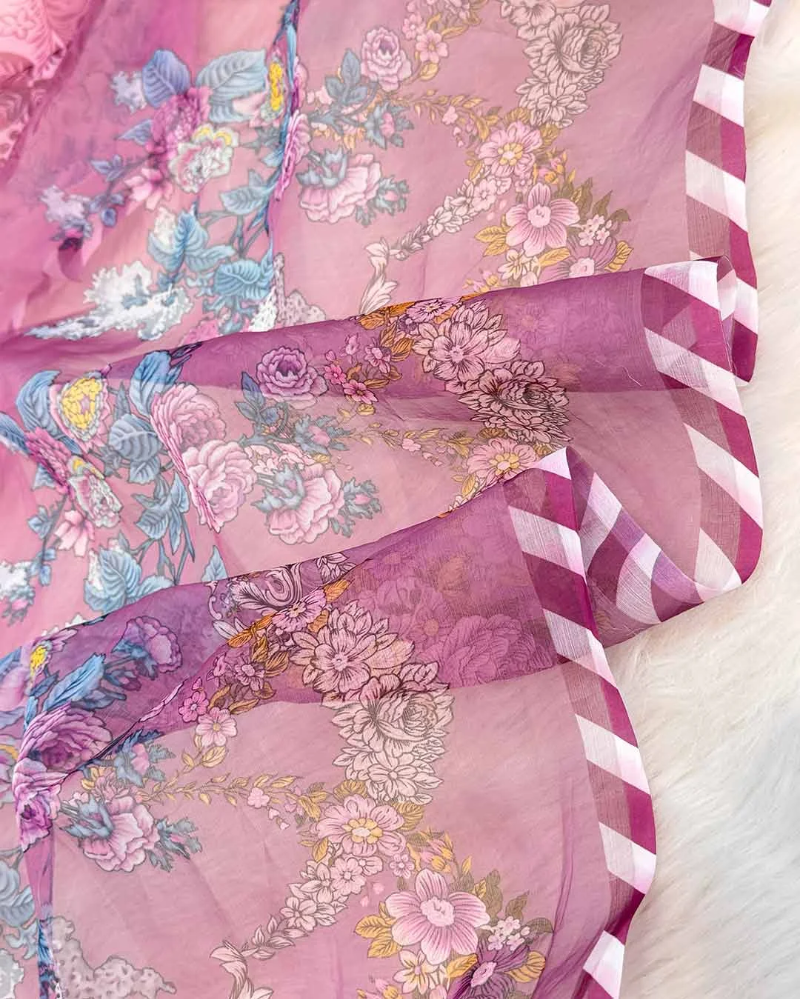 Eshani - Organza Karchupi Suit Set