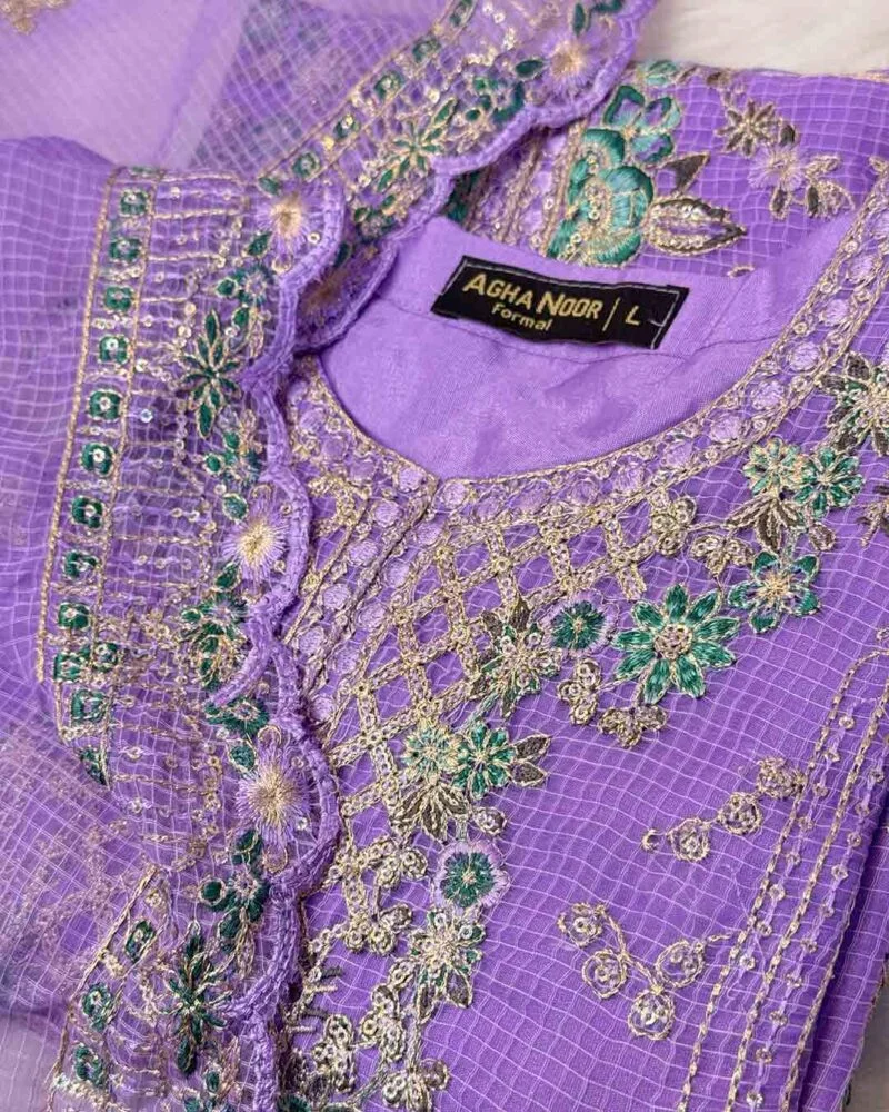 Velora - Sequin Embroidered Suit Set