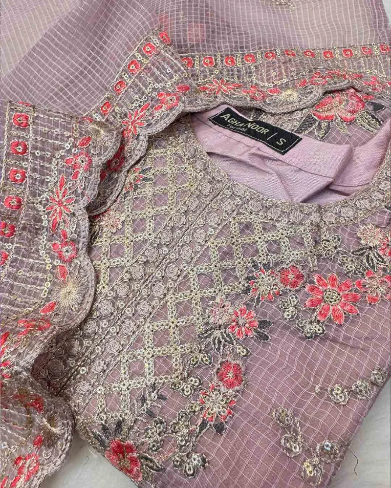 Nayara - Sequin Embroidered Suit Set