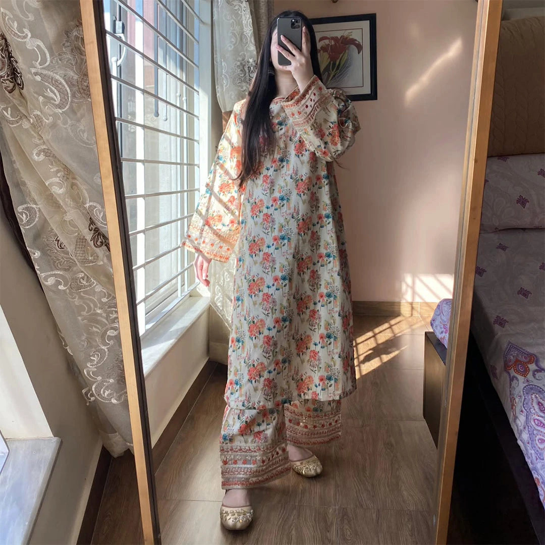 Suhani-Digital Print-2 Piece Set