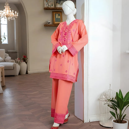 Riva - Embroidered Floral Suit Set