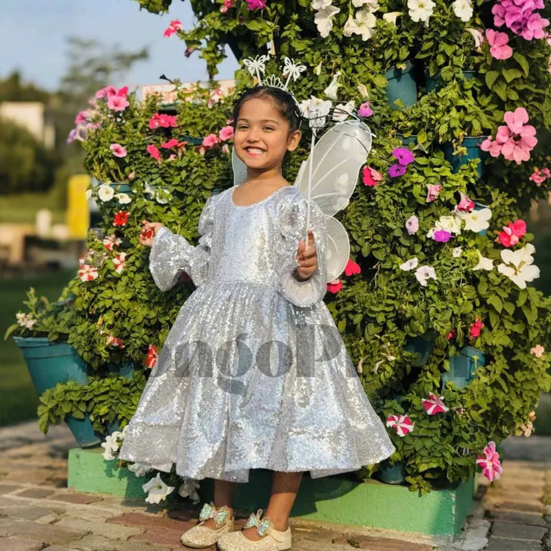 Magical Butterfly Fit &amp; Flare Dress for Kids