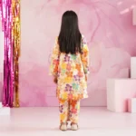 Susan - Floral Printed Kids Suit