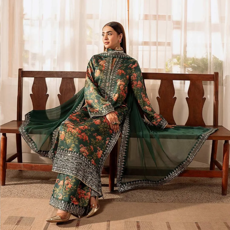 Fizah – Digital Printed Embroidery Suit