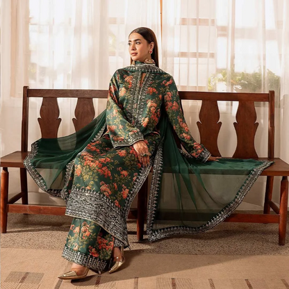 Fizah – Digital Printed Embroidery Suit