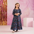 Lilium - Elegant Screen-Printed Kids Suit