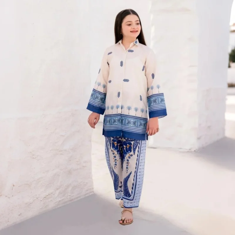 Leena - Floral Printed Kids Co-Ord Set