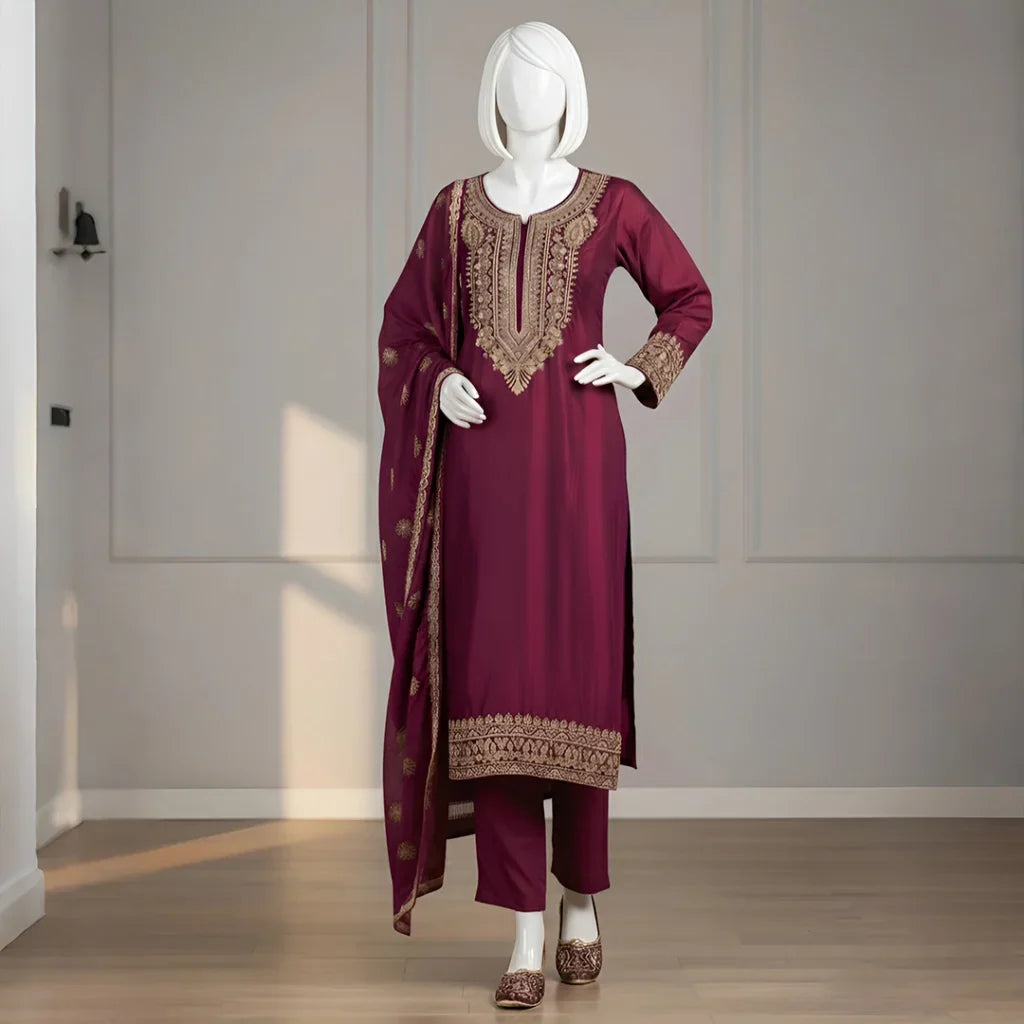 Meerab – Sequin Embroidered Suit Set