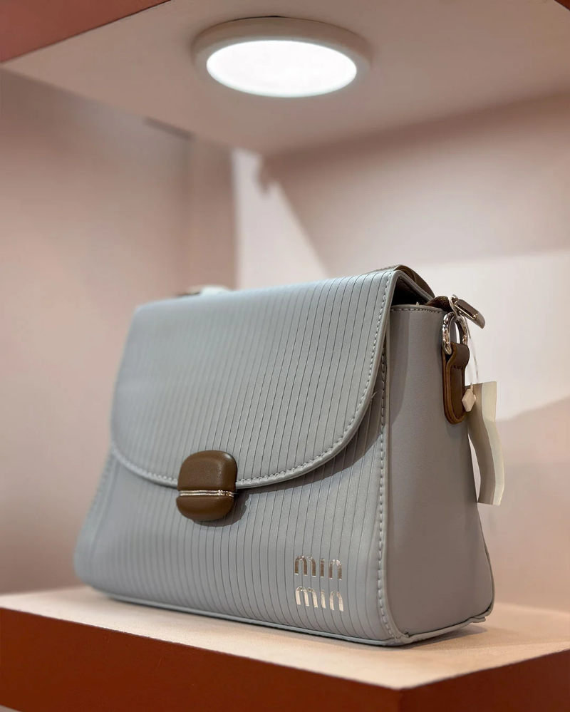 Light Grey Small Casual Handbag