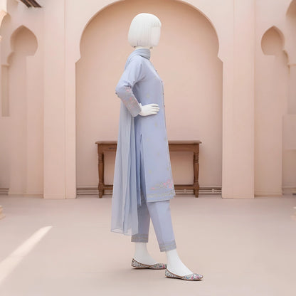 Fiora - Sequin Embroidery Suit Set