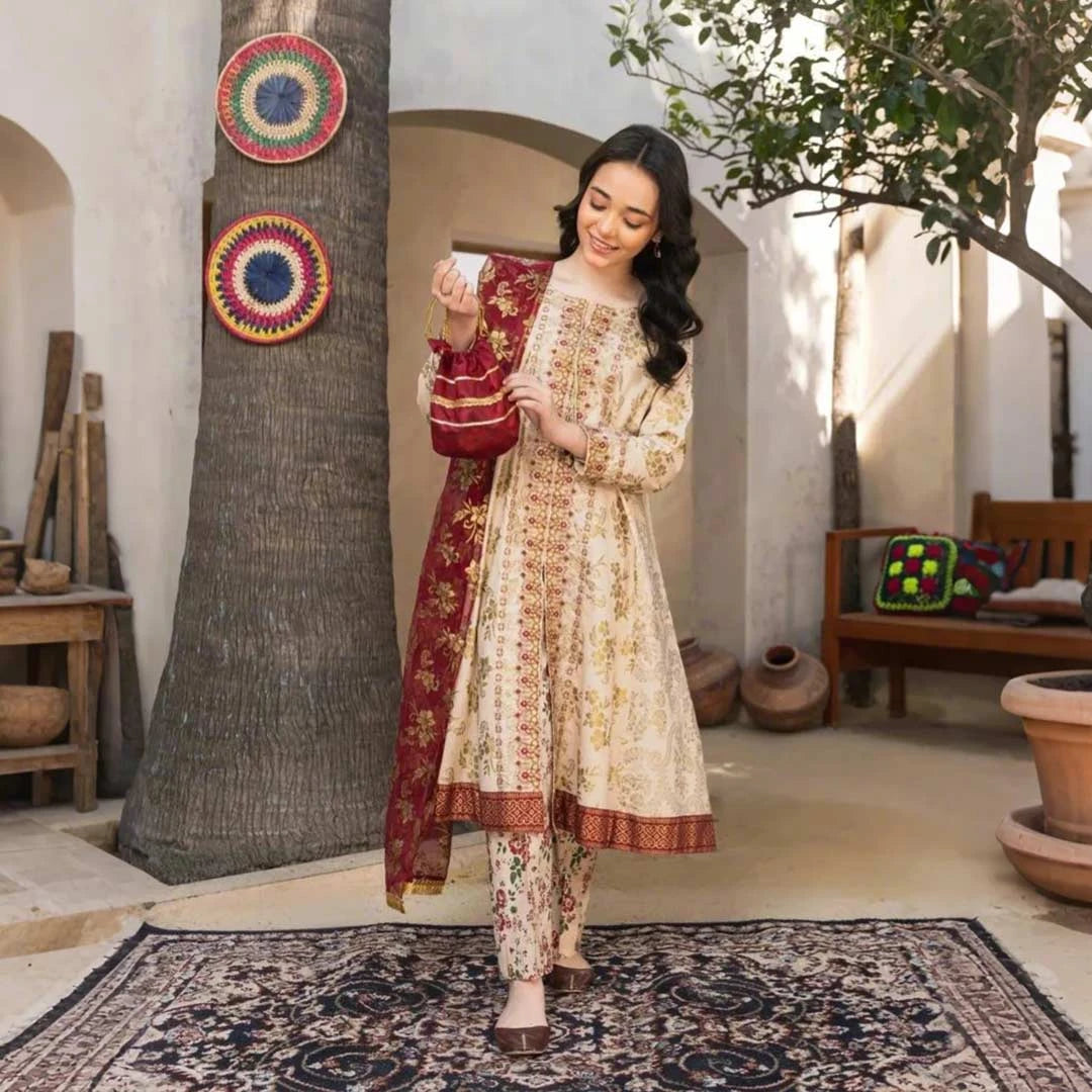 Shanaya-Embroidered-4 Piece Kids Set