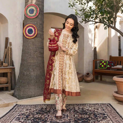 Shanaya-Embroidered-4 Piece Kids Set