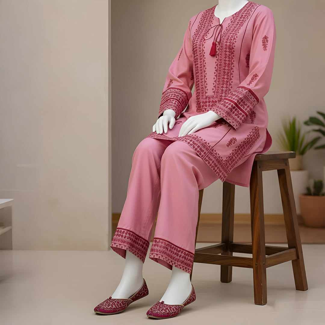 Barbie  - Embroidered Floral Suit Set