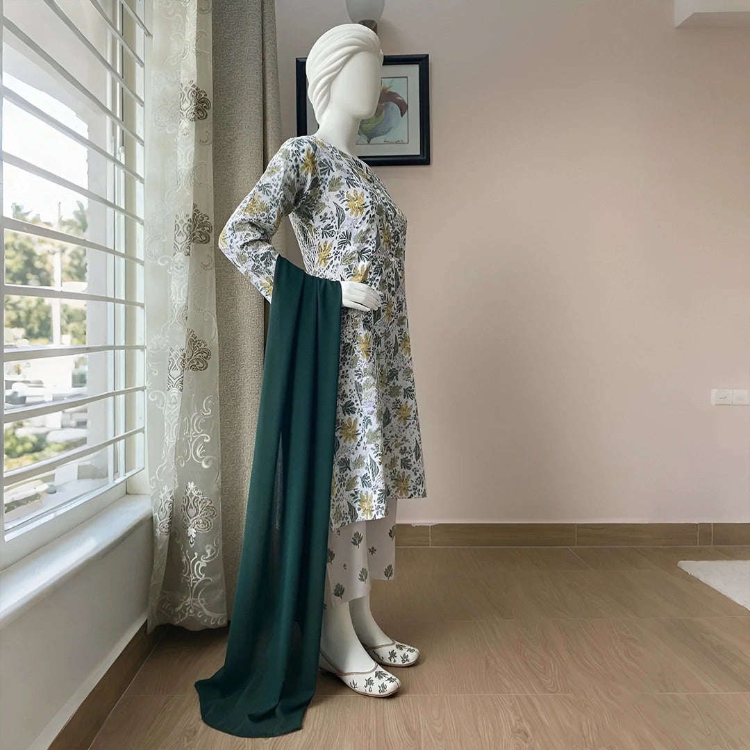 Nova - Floral Printed Cotton Suit Set