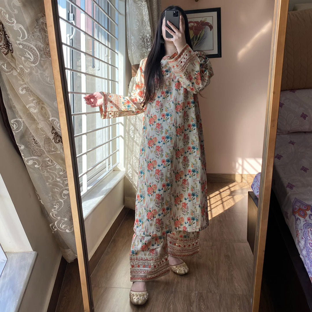 Suhani – Elegant Floral Embroidery Suit