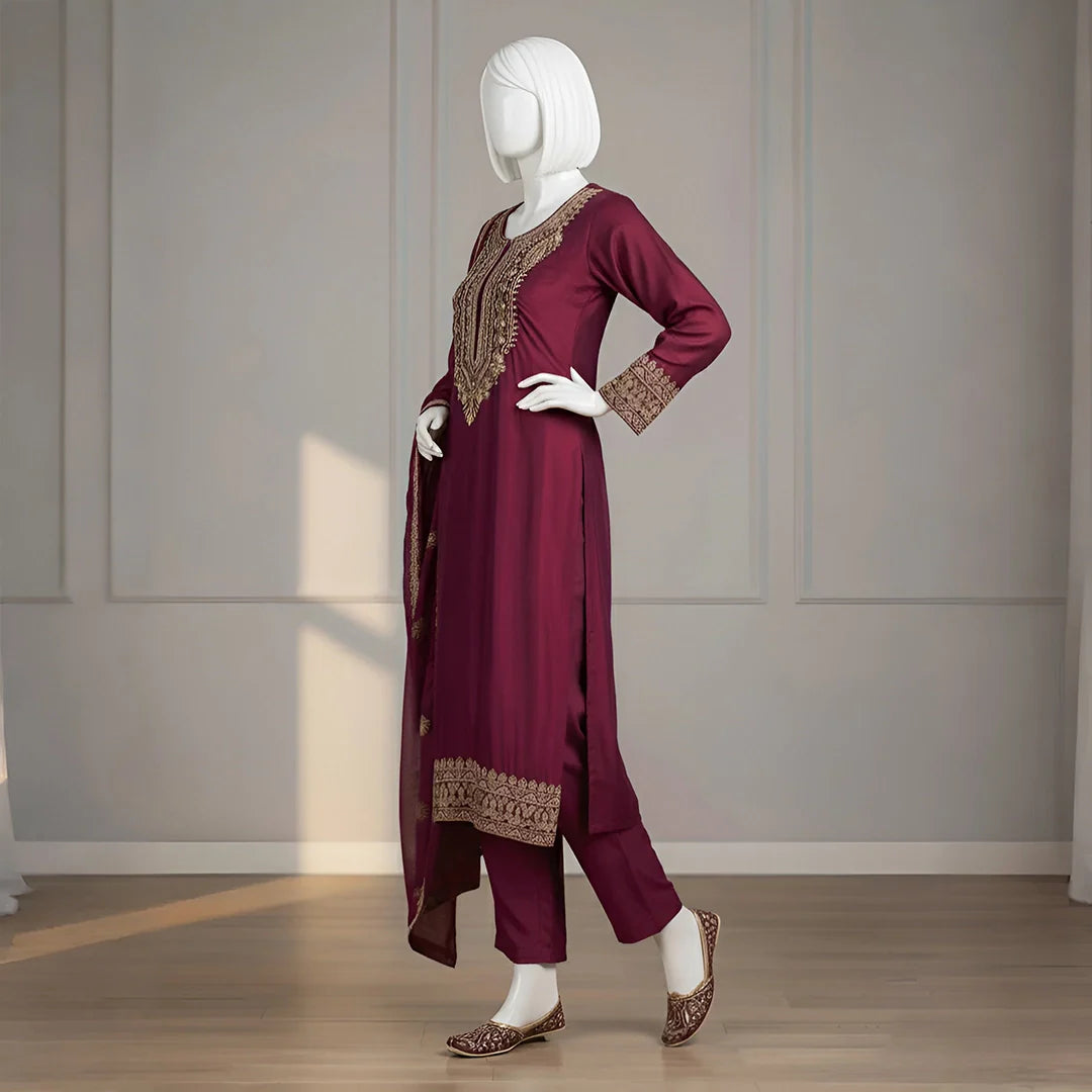 Meerab – Sequin Embroidered Suit Set