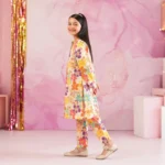 Susan - Floral Printed Kids Suit