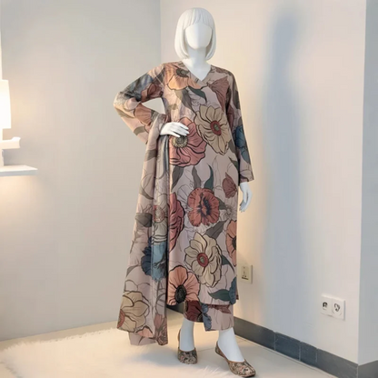 Rose Valley - Floral Printed Suit Set