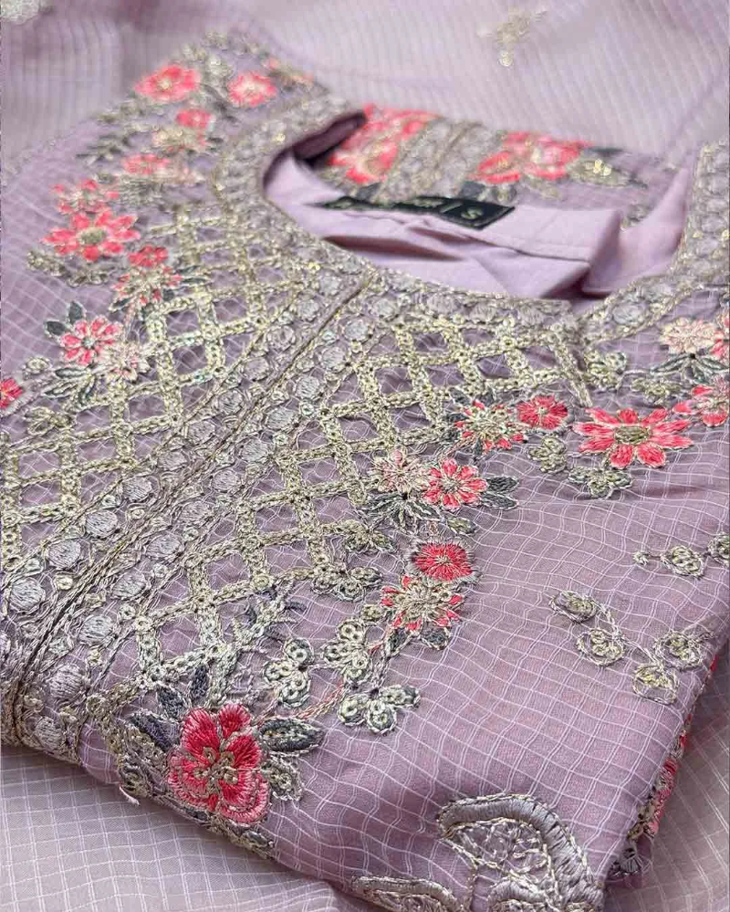 Nayara - Sequin Embroidered Suit Set