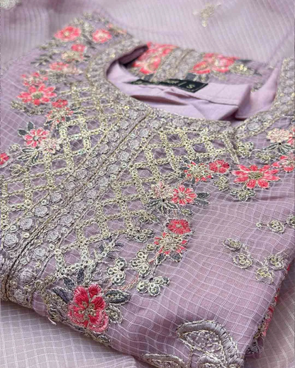 Nayara - Sequin Embroidered Suit Set