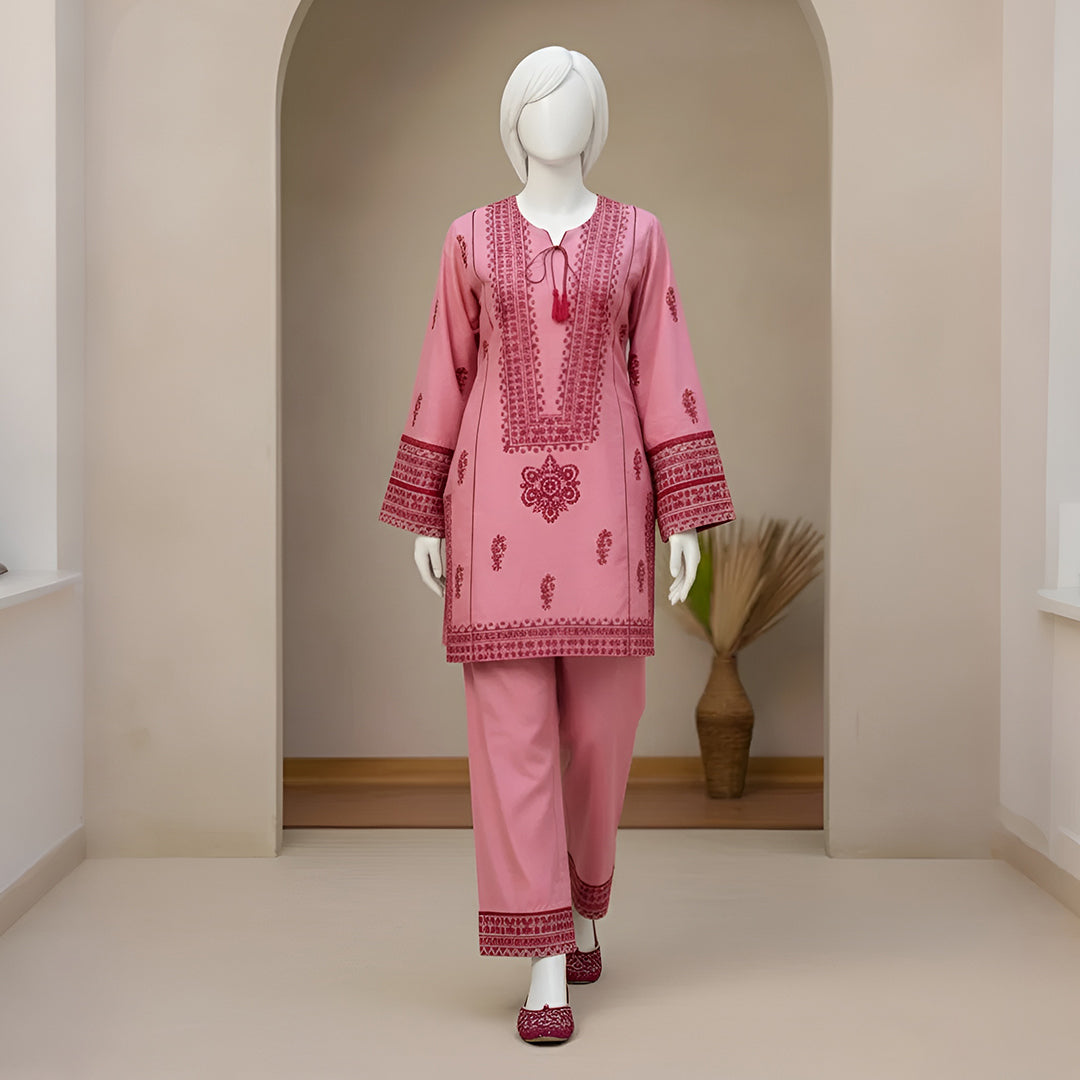 Barbie  - Embroidered Floral Suit Set