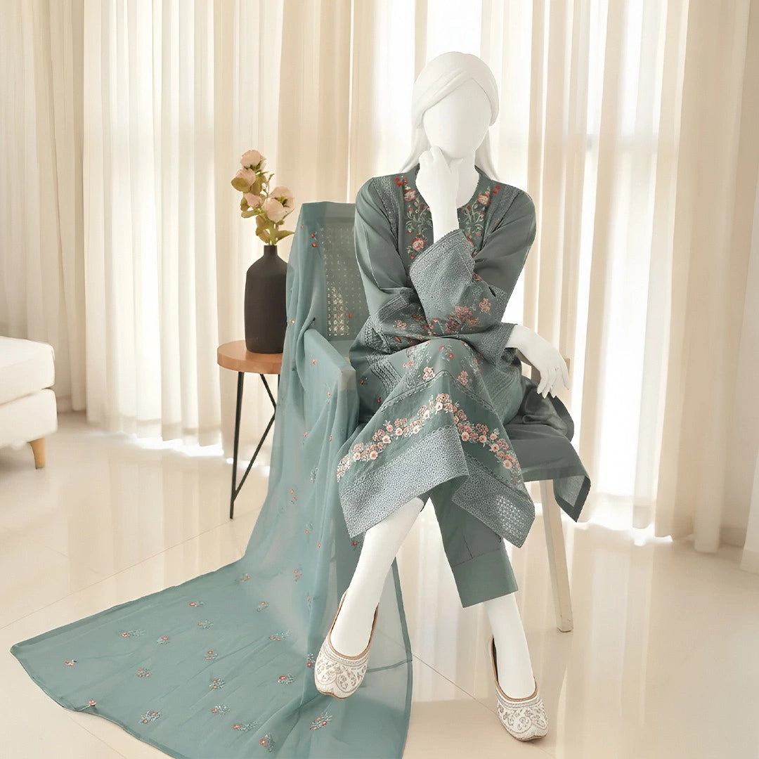 Roohani-Premium Cotton-3 Piece Set