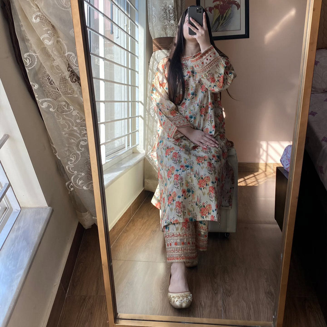 Suhani – Elegant Floral Embroidery Suit