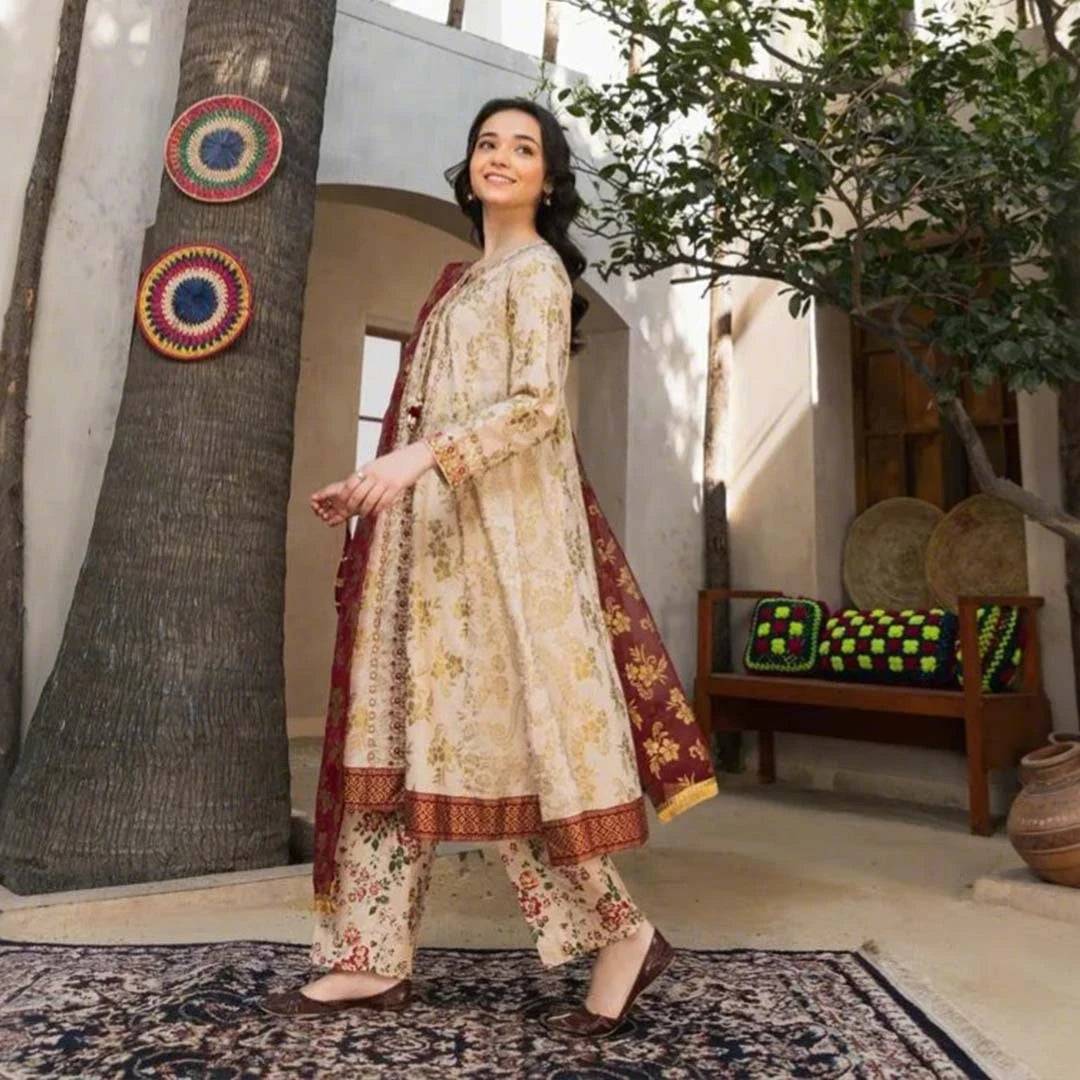 Shanaya-Embroidered-4 Piece Kids Set