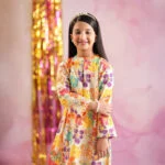 Susan - Floral Printed Kids Suit
