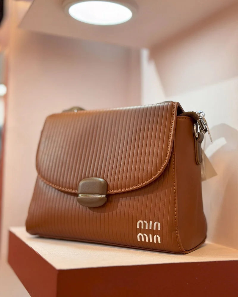 Amber Brown Small Casual Handbag