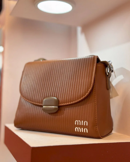 Amber Brown Small Casual Handbag
