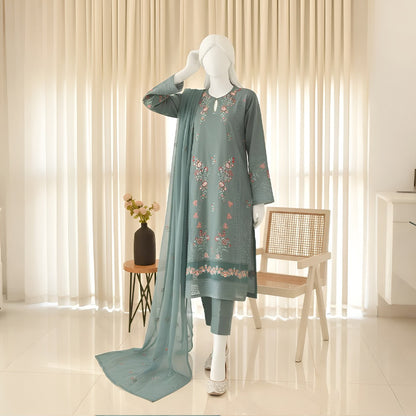 Roohani - Embroidery Cotton Suit Set