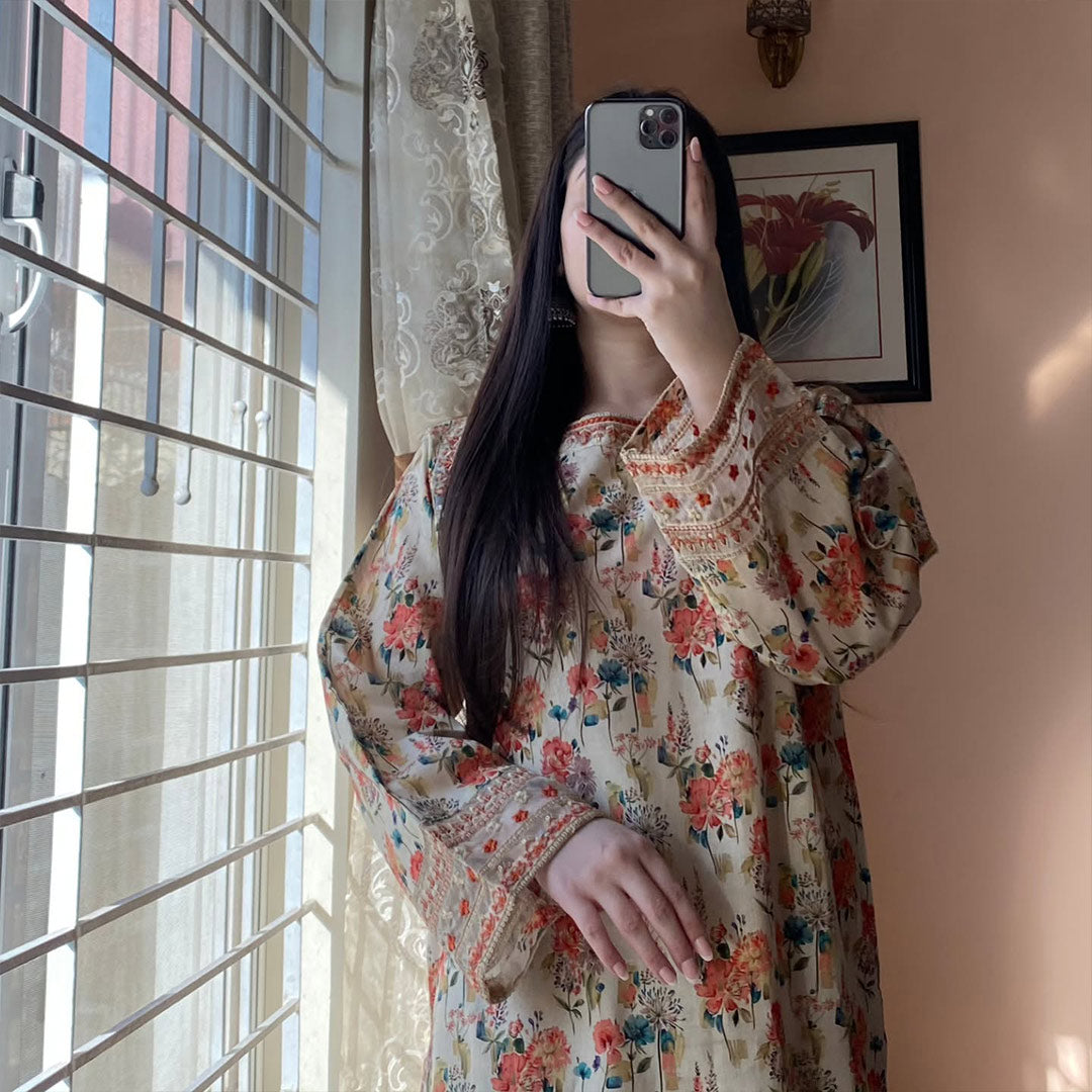 Suhani – Elegant Floral Embroidery Suit