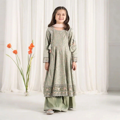 Farah-Embroidered-3 Piece Kids Set