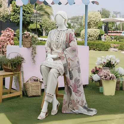 Zara - Floral Printed Suit Set