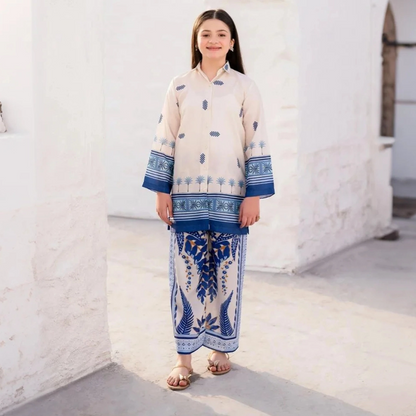 Leena - Floral Printed Kids Co-Ord Set