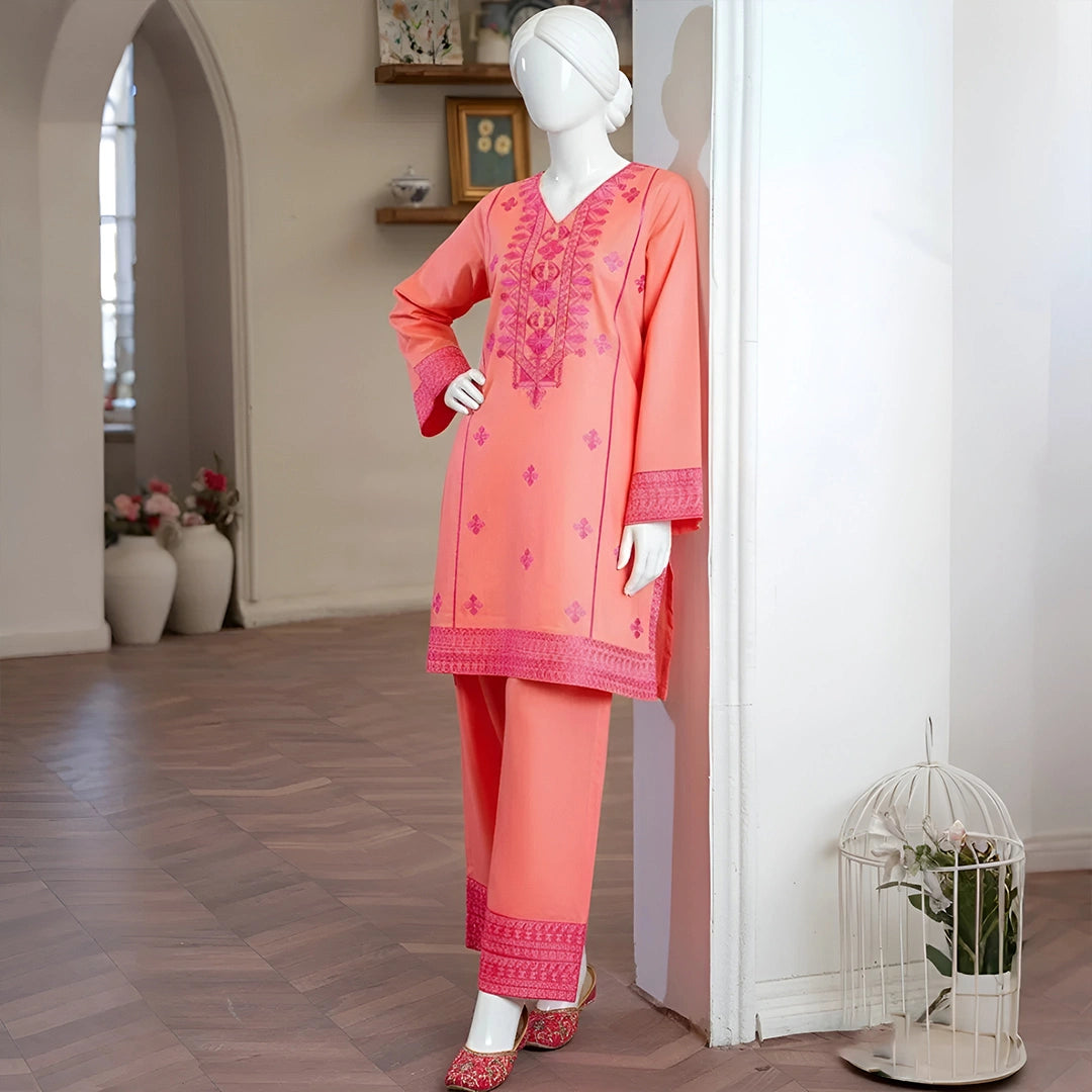 Riva - Embroidered Floral Suit Set