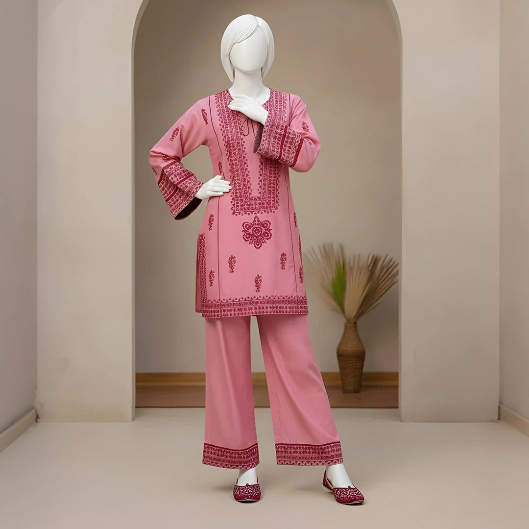 Barbie-Embroidered-3 Piece Set