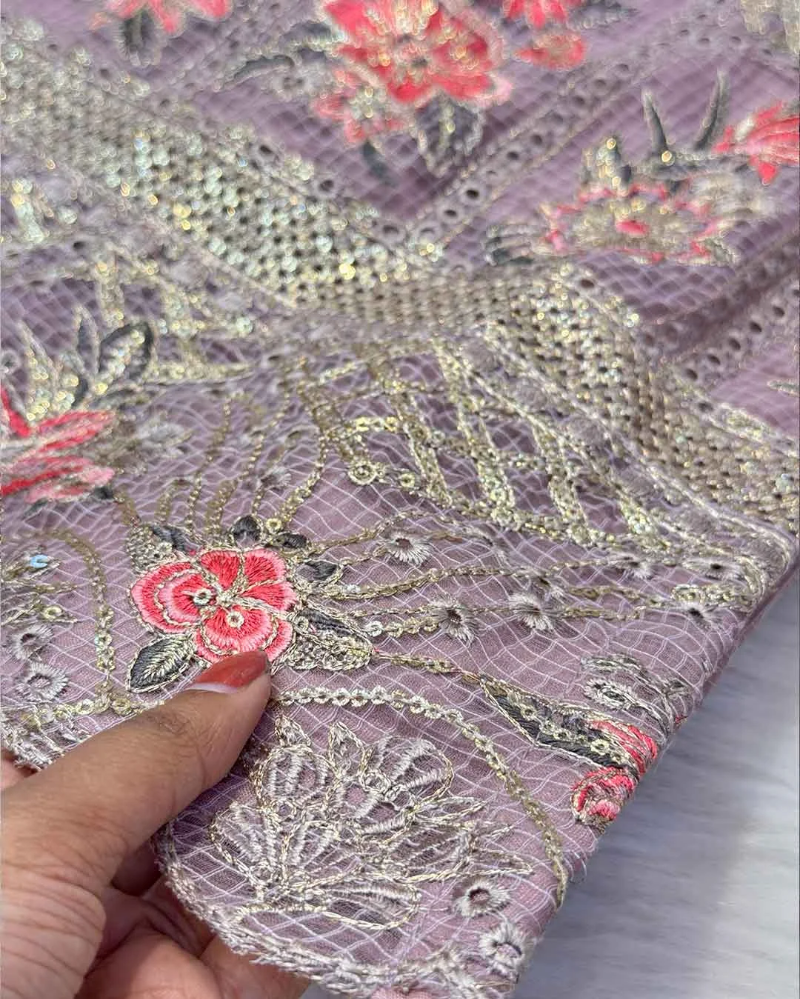 Nayara - Sequin Embroidered Suit Set